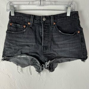 Levi's Black Jean Shorts